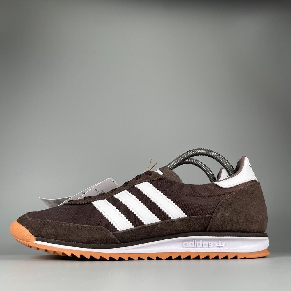 adidas SL 72 OG Women's Size 10 Dark Brown White Running Sneakers Casual Shoes